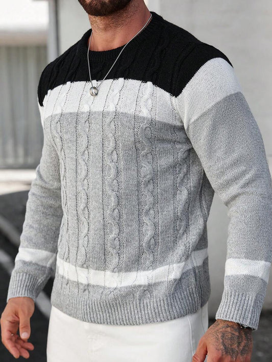 Manfinity Homme Men's Casual Knit Sweater