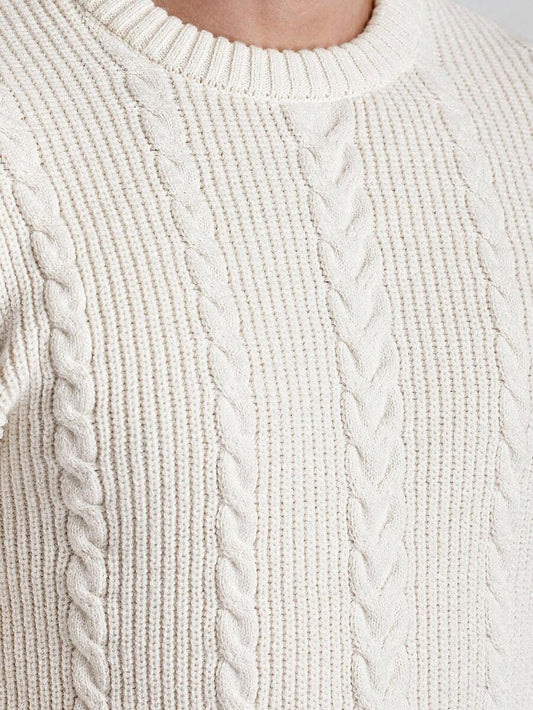 Manfinity Mode Casual Knit Sweater 