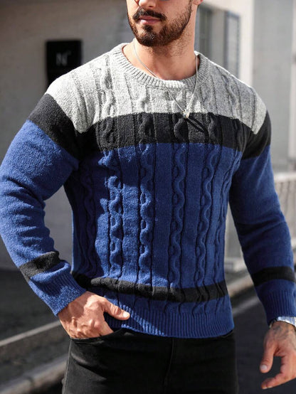 Manfinity Homme Men's Casual Knit Sweater 