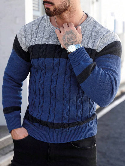 Manfinity Homme Men's Casual Knit Sweater 